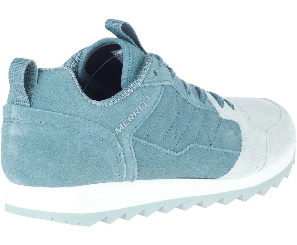 Merrell Sneakers Dame - Alpine Suede - Blå/Hvide - QYR278659